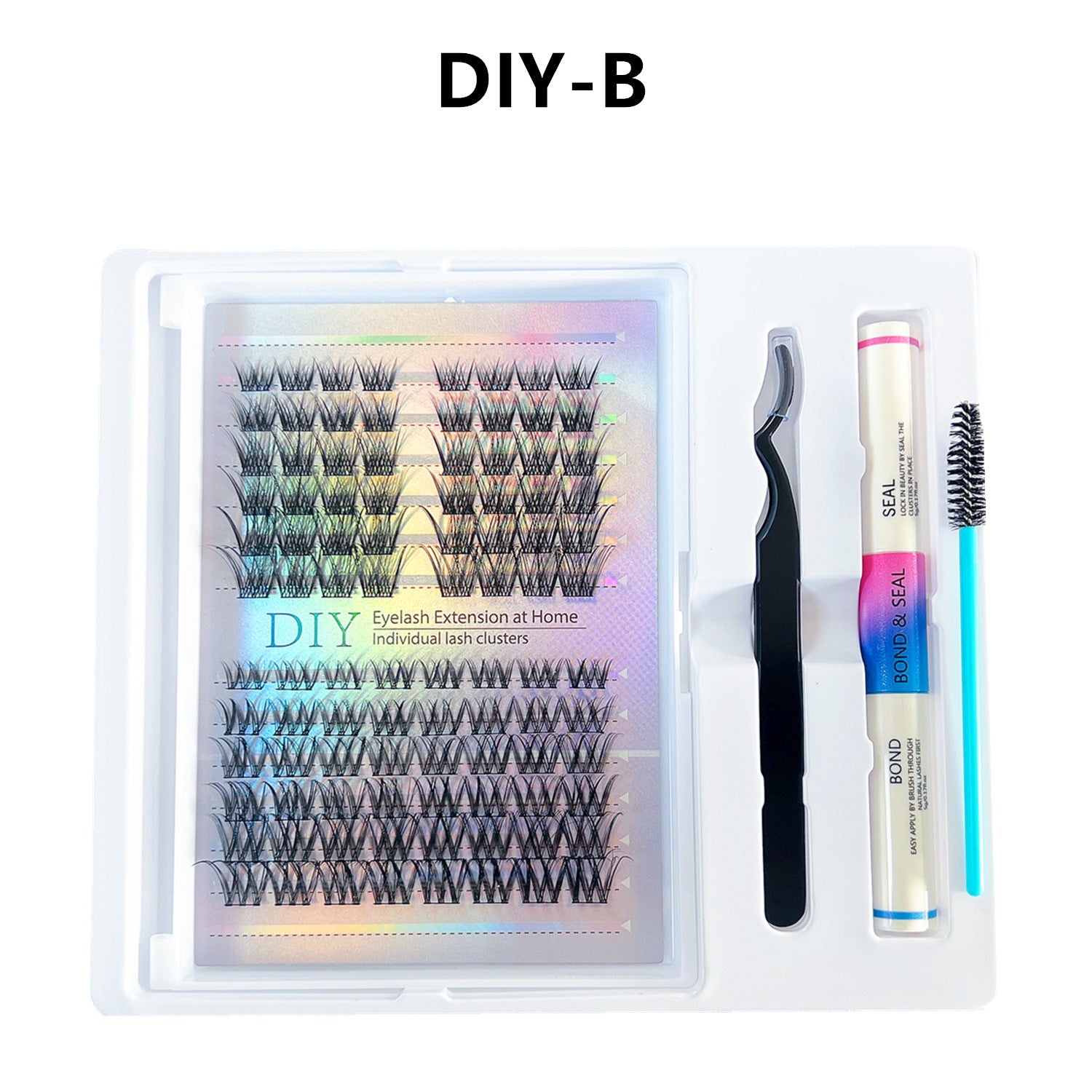 DIY Segmented False Eyelash Clusters with Adhesive - BsBuy