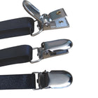 Adjustable Shirt Garter & Anti-Slip Clips | Men & Women | 6-Clip Set - BsBuy
