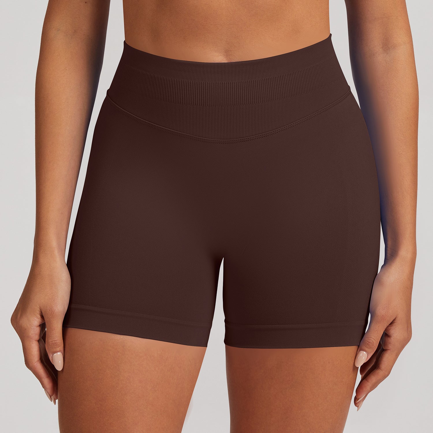 Seamless Butt-Lifting Yoga Shorts High Elastic Sports Fitness Shorts - BsBuy