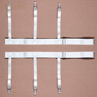 Adjustable Shirt Garter & Anti-Slip Clips | Men & Women | 6-Clip Set - BsBuy