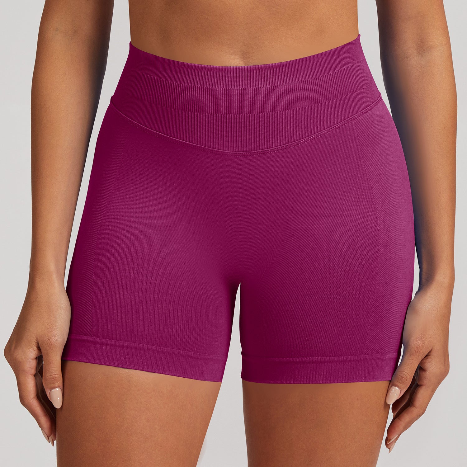 Seamless Butt-Lifting Yoga Shorts High Elastic Sports Fitness Shorts - BsBuy