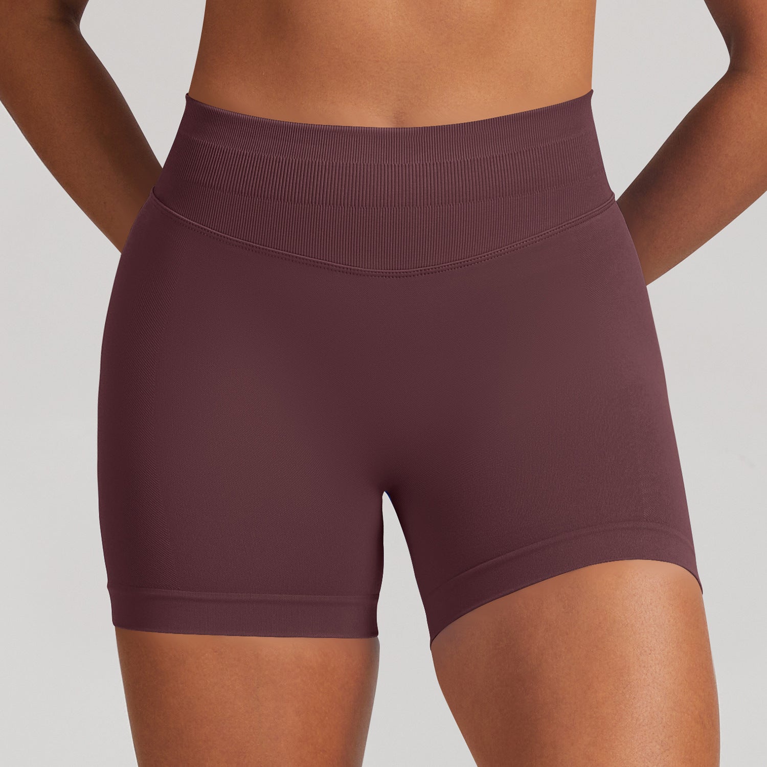 Seamless Butt-Lifting Yoga Shorts High Elastic Sports Fitness Shorts - BsBuy