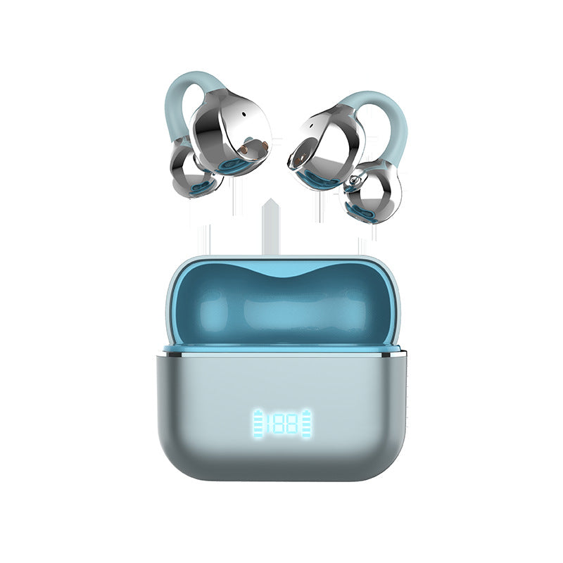AI Translation Bluetooth Earphones – Noise Cancelling Ear Clip Wireless Headphones - BsBuy