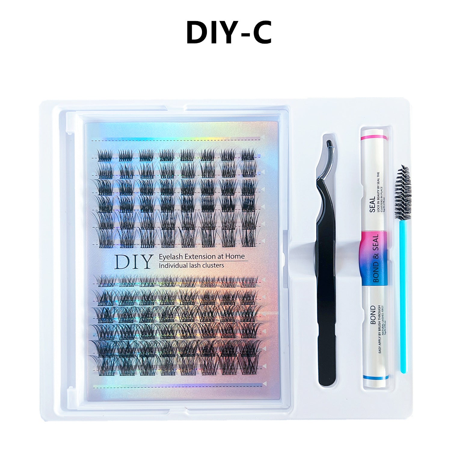 DIY Segmented False Eyelash Clusters with Adhesive - BsBuy