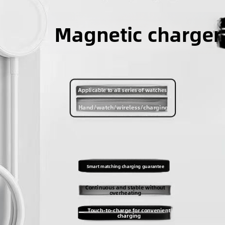 Magnetic Wireless Charger for Smartwatches – Compact USB Charging Cable - BsBuy