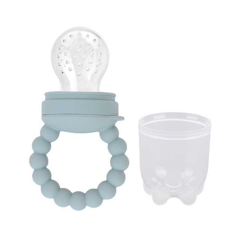 Baby Silicone Fruit Feeder & Teething Pacifier — Safe Food-Grade Soother for 0–3 Years - BsBuy