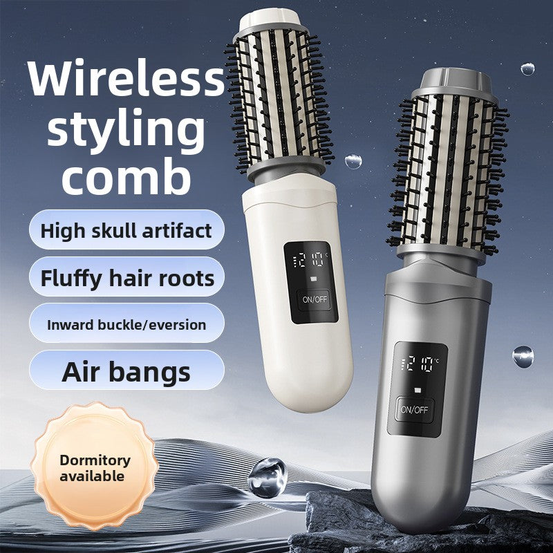 Wireless Negative Ion Hair Straightener Comb – USB Rechargeable - BsBuy