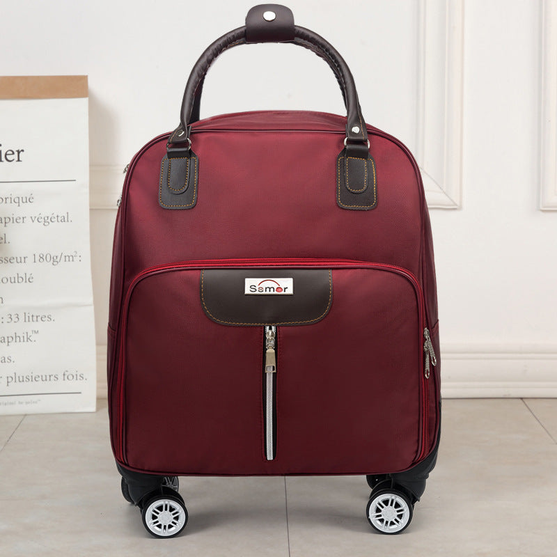Lightweight Trolley Travel Bag with Waterproof Oxford Cloth - BsBuy