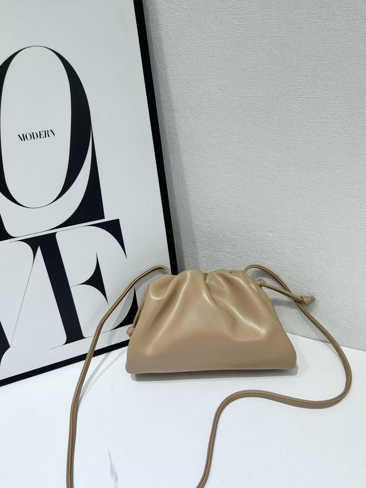 Women’s Pleated Leather Clutch Bag – Versatile Shoulder & Crossbody Bag - BsBuy