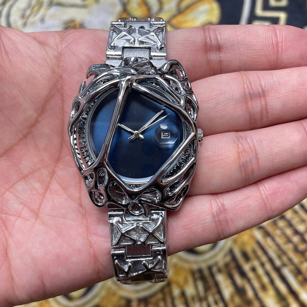 Retro Alien Cobweb Quartz Watch – Y2K Unisex Fashion Watch - BsBuy