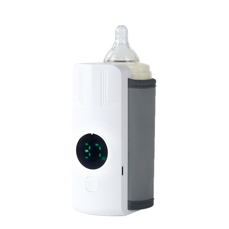 USB Portable Bottle Warmer Sleeve — Adjustable Temperature Baby Milk Heater for Home & Travel - BsBuy
