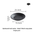 Black and White Ceramic Dishes, Dishes, Home Eating Bowls, Soup Bowls, Fish Plates