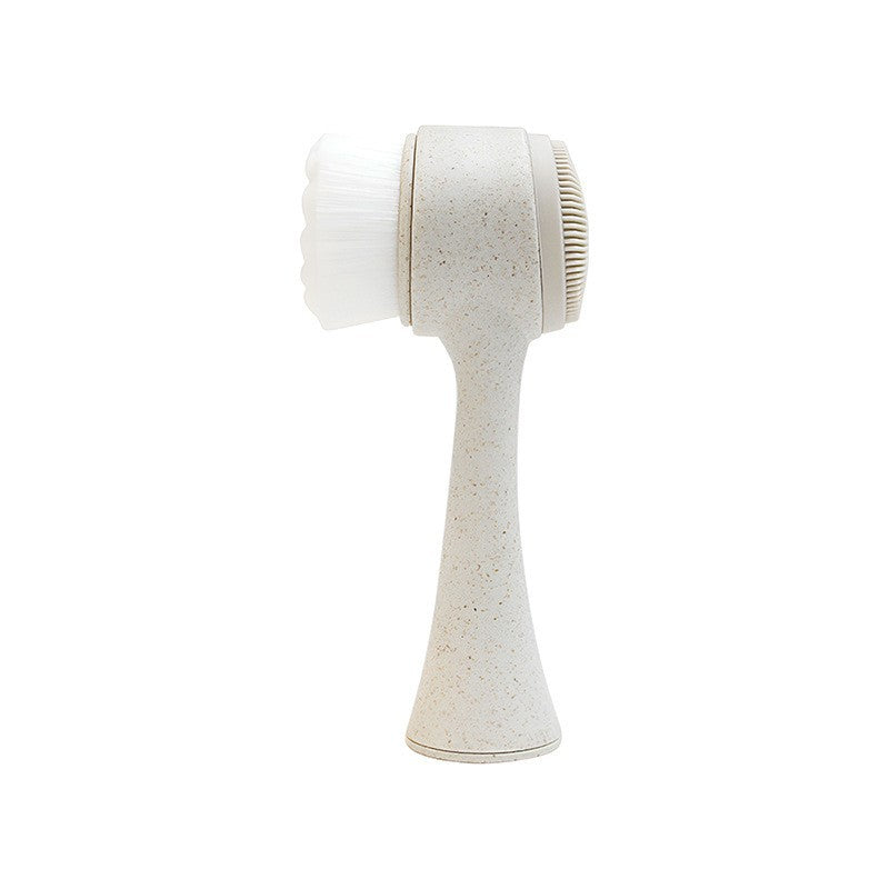 Facial Cleansing Brush – Double-Sided Soft Bristle Silicone - BsBuy