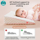 Baby Anti-Spitting Slope Pillow – Infant Reflux & Regurgitation Support Cushion | 0–6 Years | 6 Colours - BsBuy