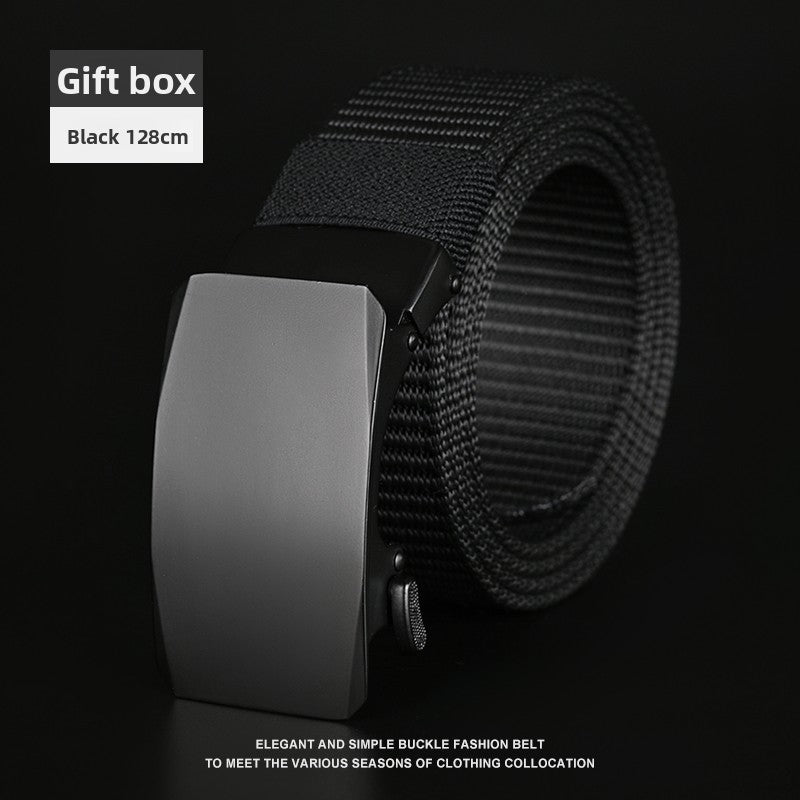 Mens Automatic Buckle Canvas Belt - BsBuy