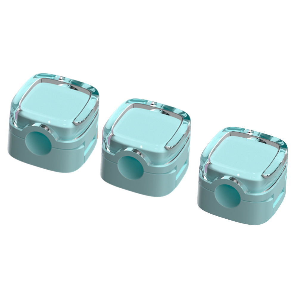 Magnetic Transparent Cable Organiser Clips – Desk & Wall Wire Management | 3-Pack | 6 Colours - BsBuy