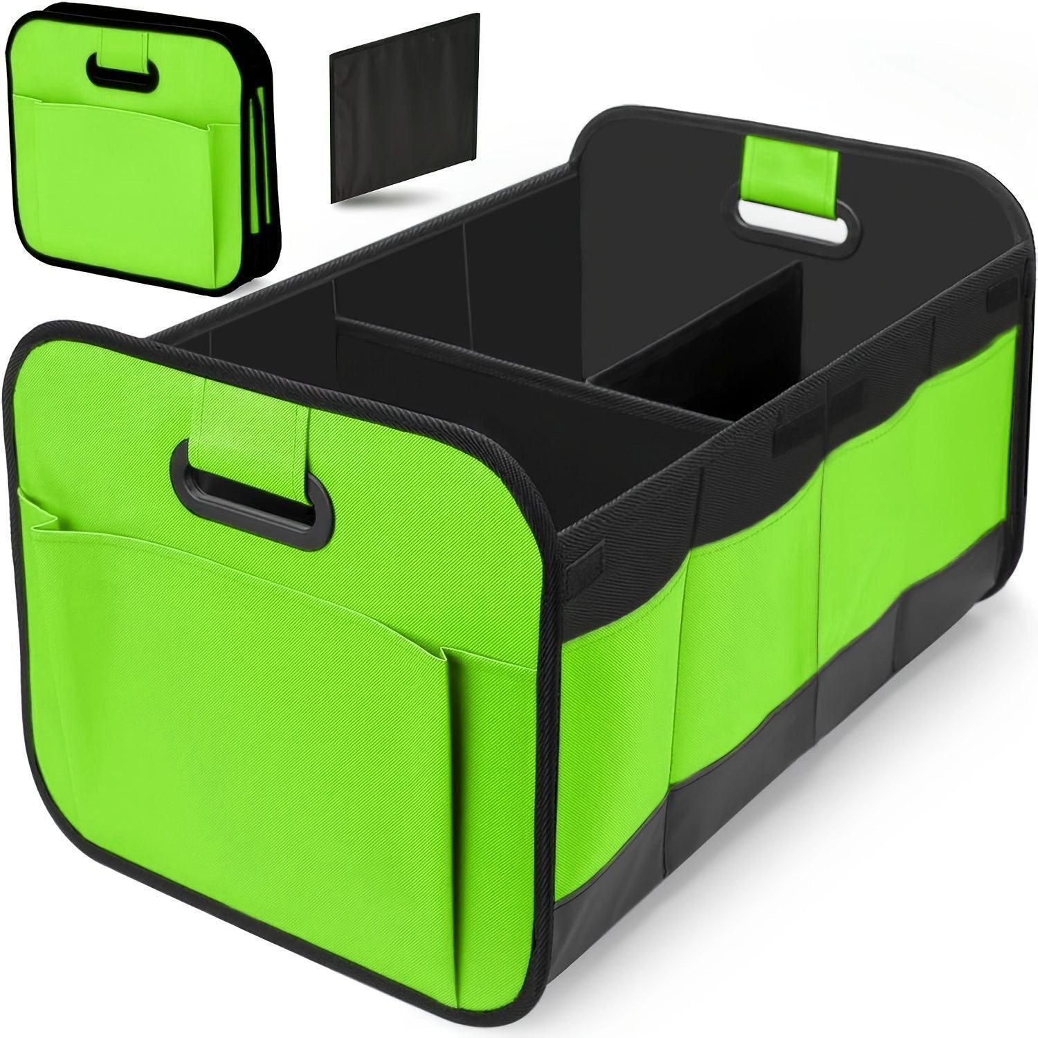 Foldable Oxford Cloth Car Boot Organiser – 60–70L Large Capacity Storage Box | 5 Colours - BsBuy