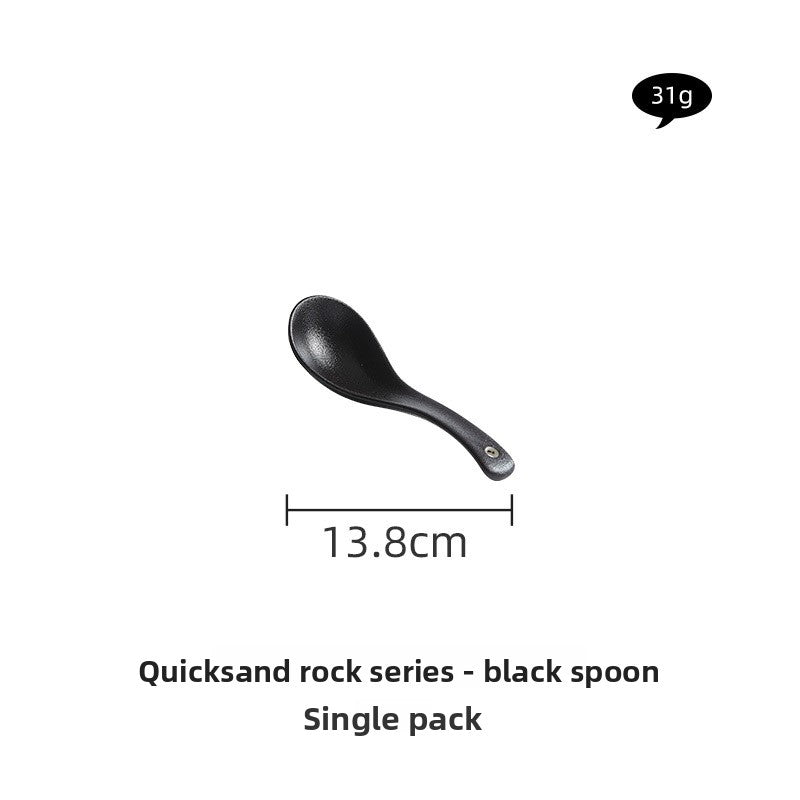 Black and White Ceramic Dishes, Dishes, Home Eating Bowls, Soup Bowls, Fish Plates