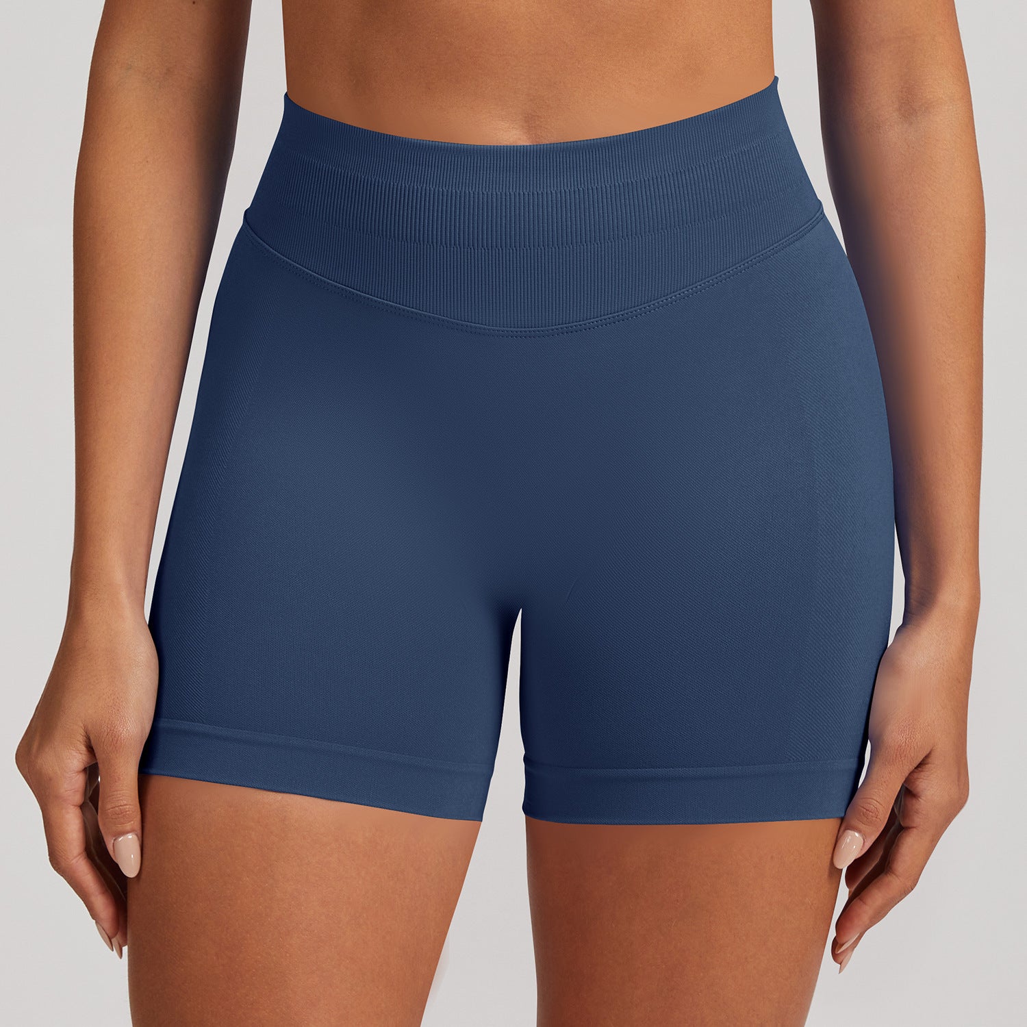 Seamless Butt-Lifting Yoga Shorts High Elastic Sports Fitness Shorts - BsBuy