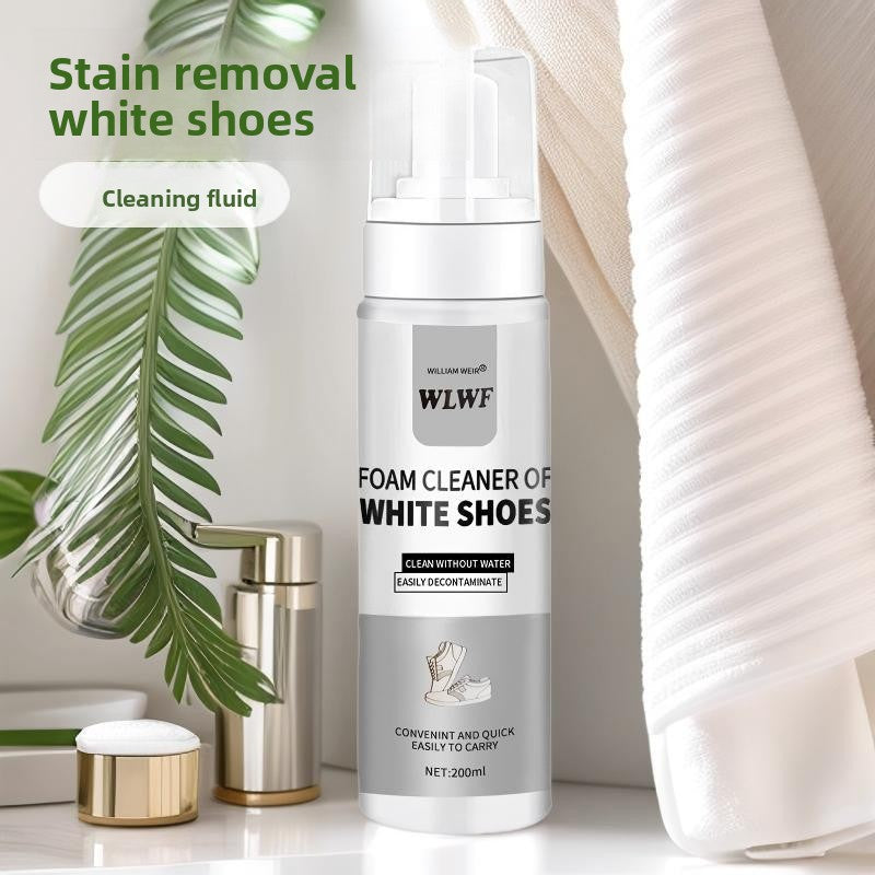Foam Shoe Cleaner & Whitener 200ml – Sneaker & White Shoe Restorer - BsBuy