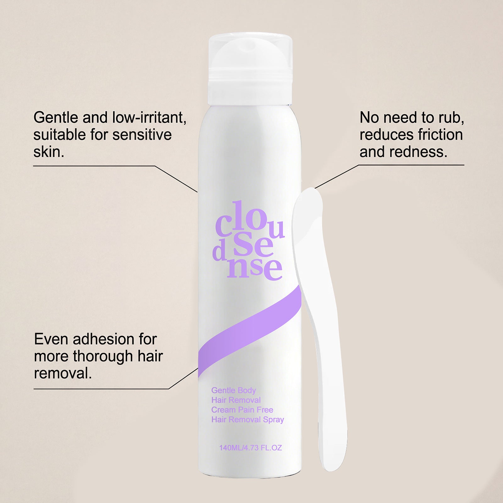 Gentle Hair Removal Body Spray – Smooth & Refreshing Depilatory Mist - BsBuy