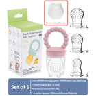 Baby Silicone Fruit Feeder & Teething Pacifier — Safe Food-Grade Soother for 0–3 Years - BsBuy