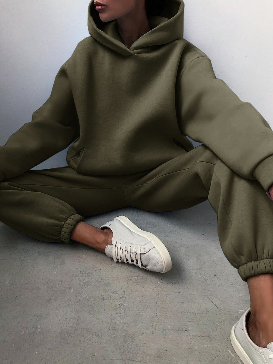 Womens Long Sleeve Sweatshirt Pants Set