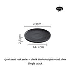 Black and White Ceramic Dishes, Dishes, Home Eating Bowls, Soup Bowls, Fish Plates