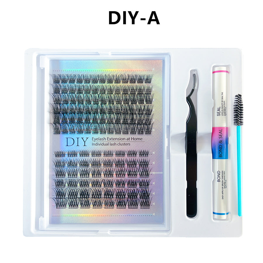 DIY Segmented False Eyelash Clusters with Adhesive - BsBuy