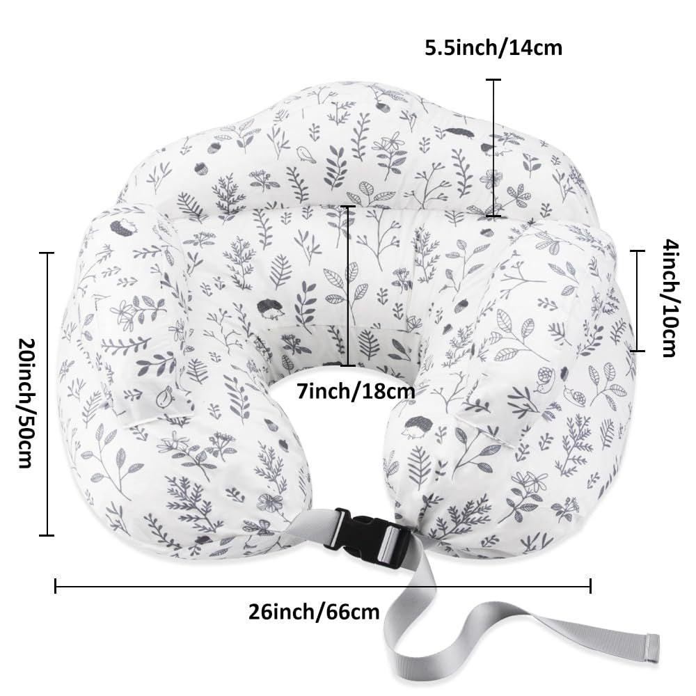 Luxury Nursing Pillow — Ergonomic U-Shape Breastfeeding & Support Cushion - BsBuy