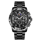 Swiss Brand Men's Automatic Quartz Watch Waterproof Luminous Calendar