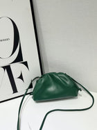 Women’s Pleated Leather Clutch Bag – Versatile Shoulder & Crossbody Bag - BsBuy