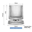 Crystal Base Rotating Whiskey Glass - BsBuy