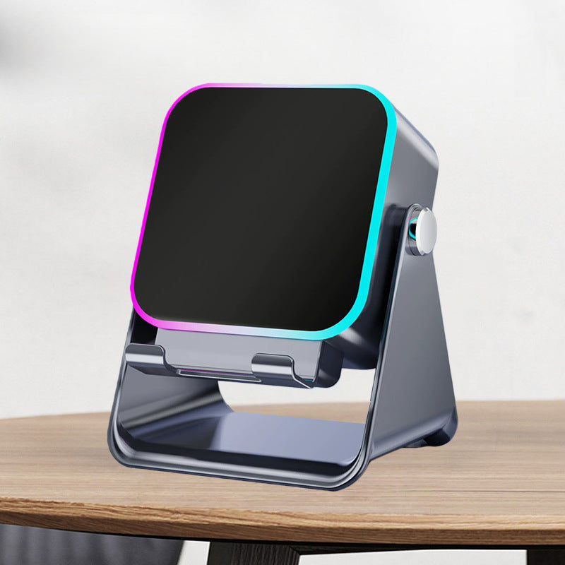 Rotatable Bluetooth Speaker Stand with Built-in Battery - BsBuy