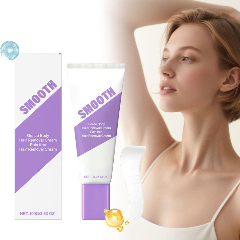 Gentle Hair Removal Cream – Sensitive Skin Depilatory with Spatula - BsBuy