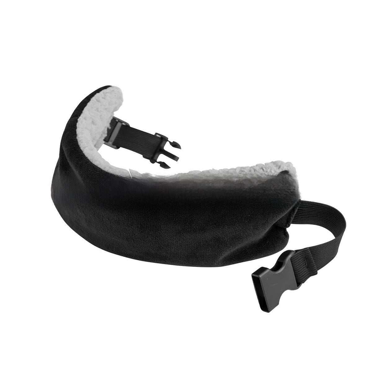 Decompression Headband – Soft Velvet Pressure Relief Eye Mask & Travel Headband | Black & Grey