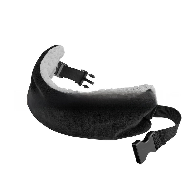 Decompression Headband – Soft Velvet Pressure Relief Eye Mask & Travel Headband | Black & Grey