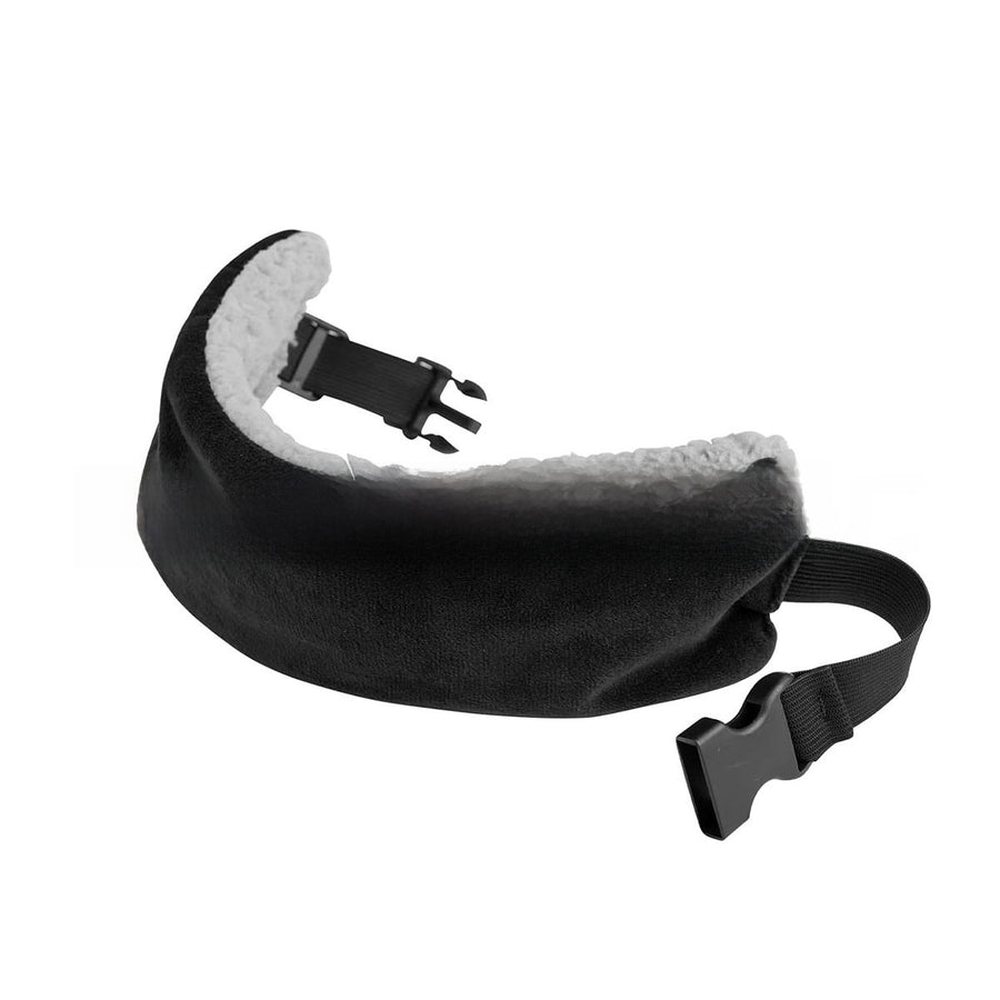 Decompression Headband – Soft Velvet Pressure Relief Eye Mask & Travel Headband | Black & Grey
