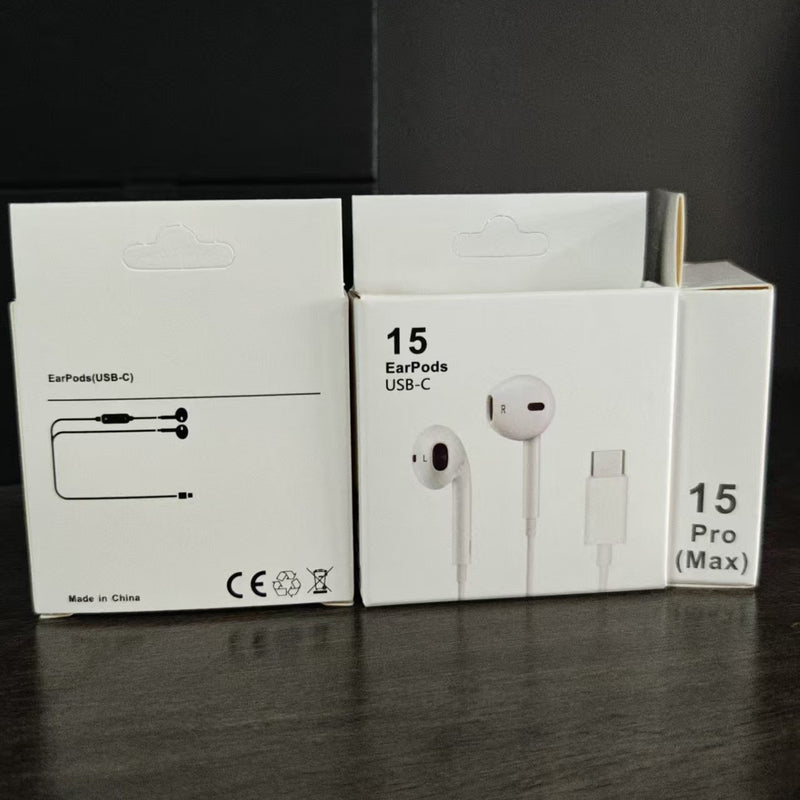 Type C Wired In-Ear Headphones with Microphone - BsBuy