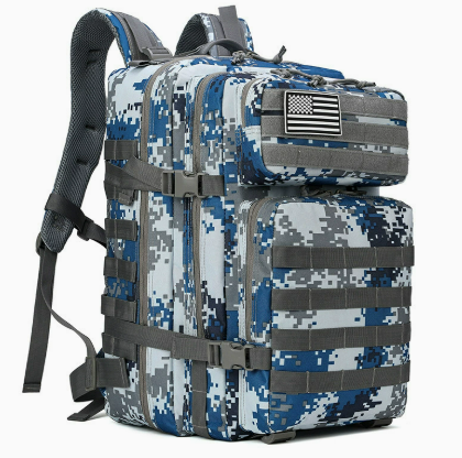 45L Tactical Outdoor Backpack – Large Capacity Hiking, Camping & Travel Bag - BsBuy